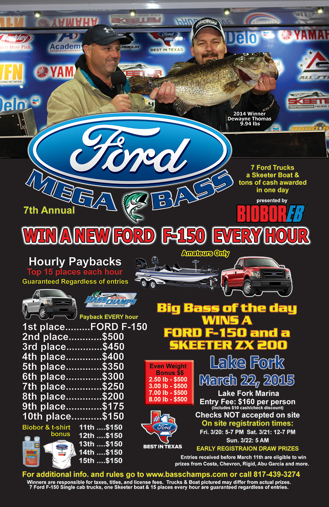 Ford Mega Bass on Fork 3-22-15
