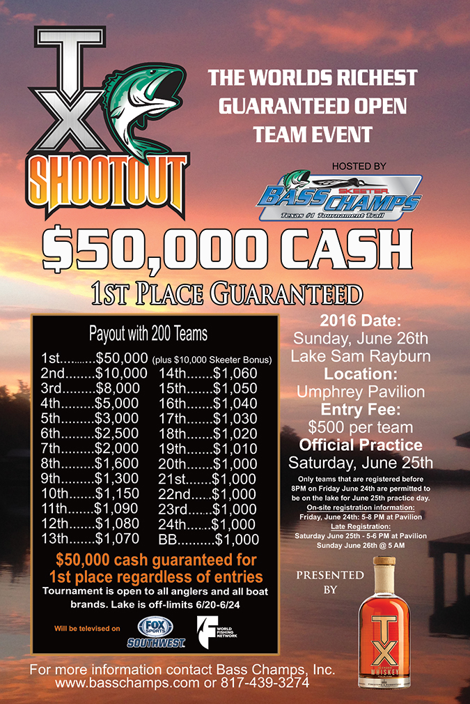 Bass Champs Tournament Trail eNewsletter presented by Progressive Insurance