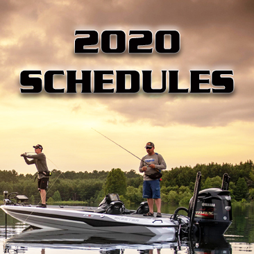 2020 Bass Champs Schedules.  Over $2.5 Million to be paid out!
