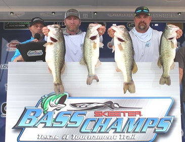 Bret Fisher & Rick Cathey win over $20,000 on Falcon with 34.05 lbs.