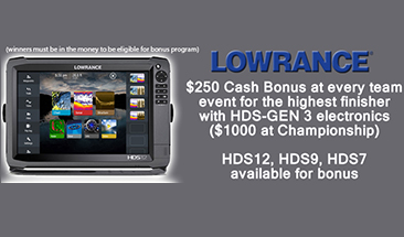 Lowrance is now Official Electronics of Bass Champs - Offers $5000 in bonus cash for 2016 season