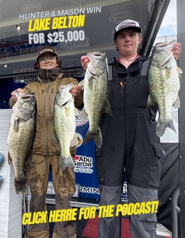 Hunter Mayo and Mason Barney battle through brutal conditions to take the win at Lake Belton!