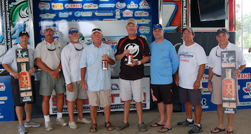 Brian Branum and Randy Dearman top 238 teams and take home $50,000 at the 1st Annual TX-Shootout on Rayburn. 
