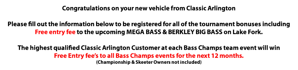 Register your vehicle and Win!